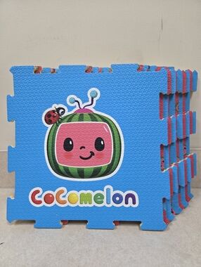 Cocomelon Puzzle Play Cushion Floor Mat (Set Of 9) For Kids